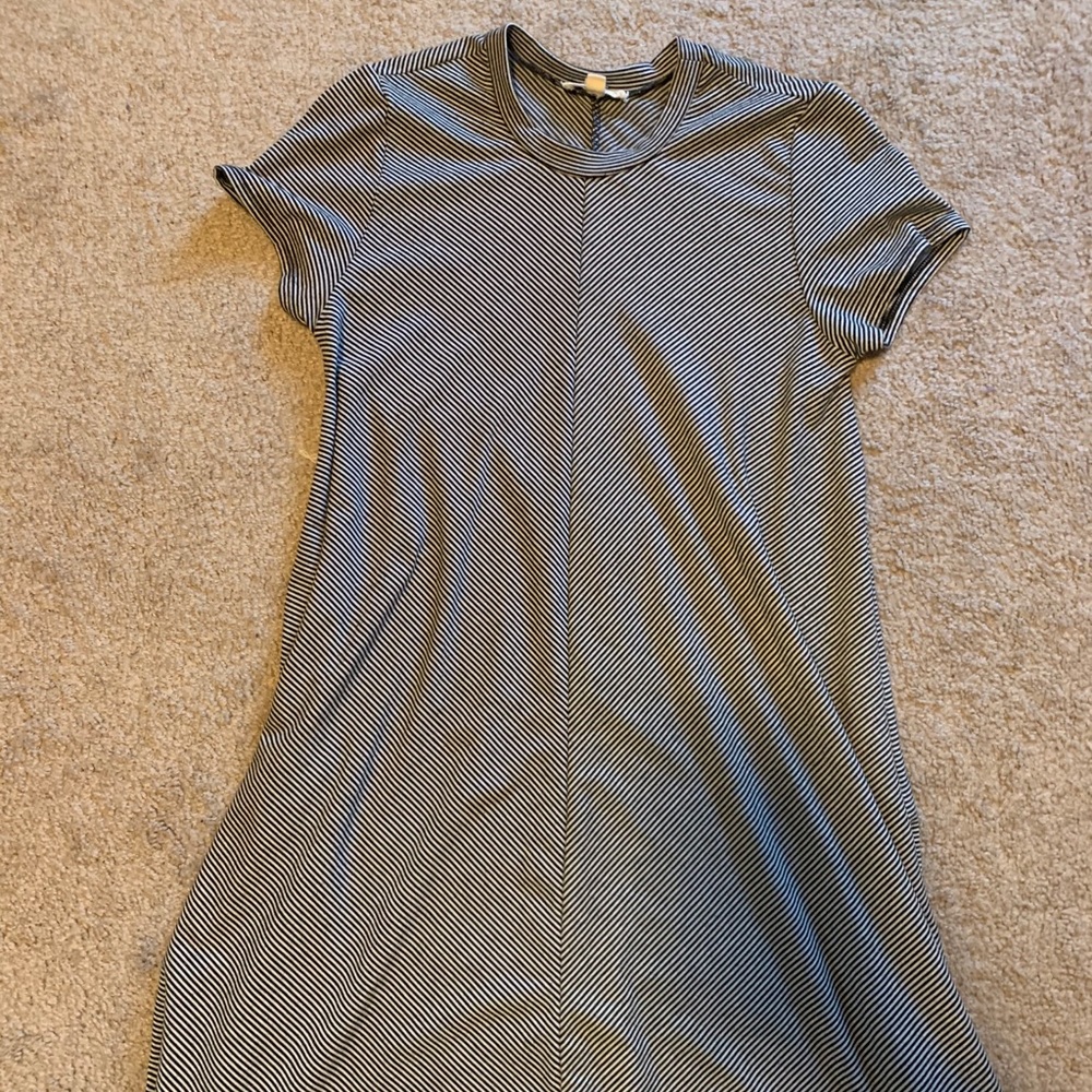 Roller coaster striped skater dress!